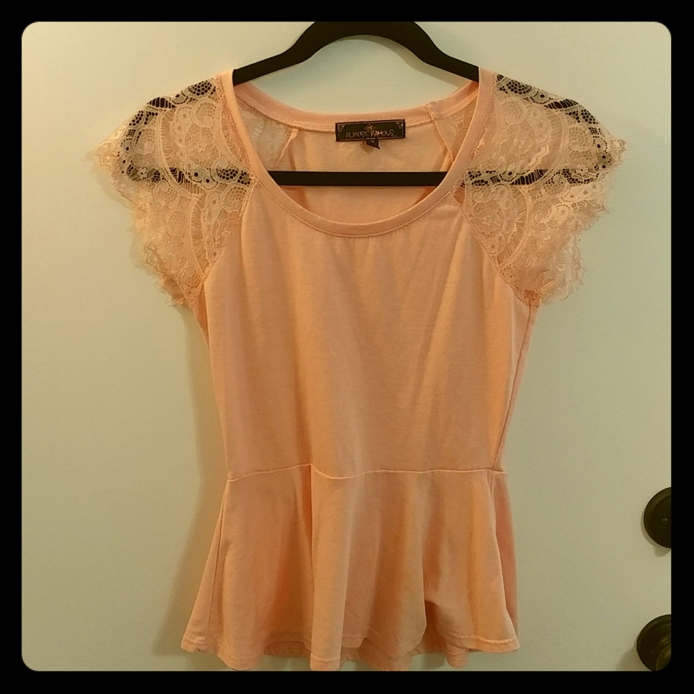 Almost Famous Light Pink Top